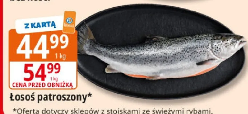 Łosoś patroszony promocja w Leclerc