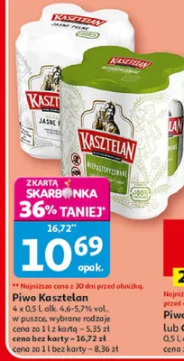 Piwo Jasne promocja w Auchan