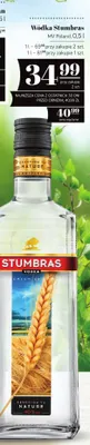 Wódka Stumbras MV Poland 0,5l promocja w POLOmarket