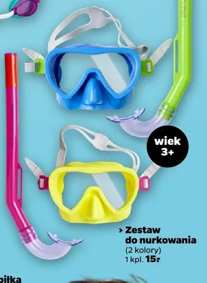 Zestaw do nurkowania promocja w Netto
