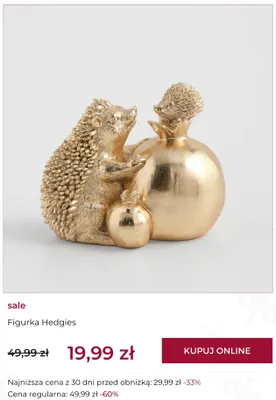 Figurka Hedgies home & you promocja w home&you