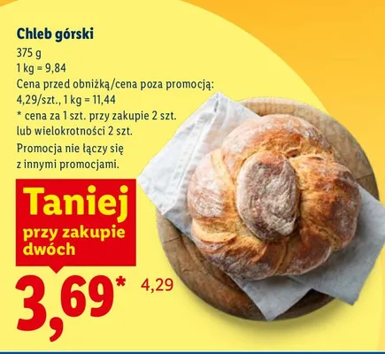 Chleb górski promocja w Lidl