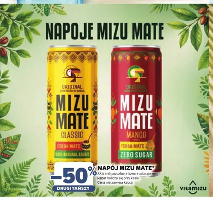 Napój Mizu Mate Mango promocja w Stokrotka