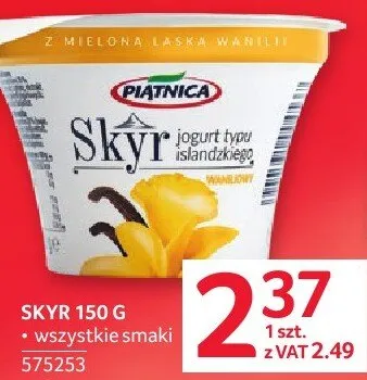Jogurt Skyr 150 g różne smaki promocja w Selgros