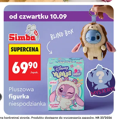 Pluszowa figurka niespodzianka Simba promocja w Biedronka