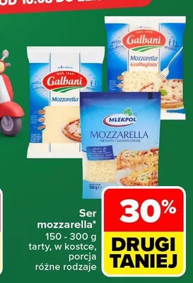 Ser mozzarella tarty Galbani promocja w Carrefour