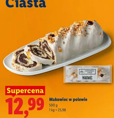 Makowiec w polewie promocja w Lidl