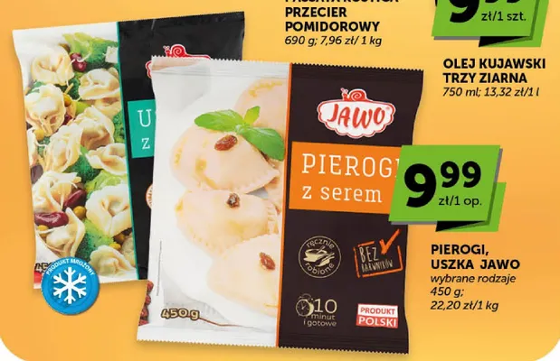 Pierogi z serem Jawo promocja w Euro Sklep
