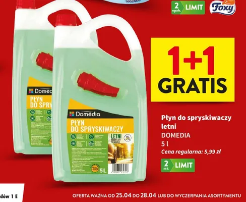 Płyn do spryskiwaczy letni 5l promocja w Intermarche