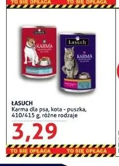 Karma dla kota Łasuch promocja w Blue Stop