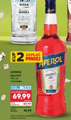 Wódka Żubrówka Biała 40% alk. promocja w Kaufland