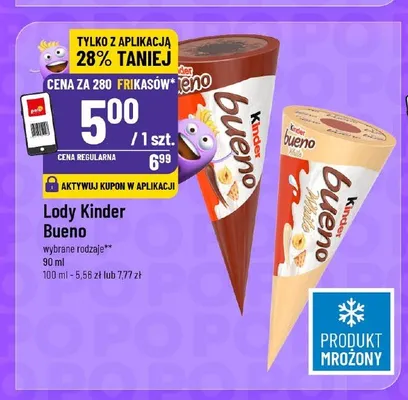 Lody Kinder Bueno White promocja w POLOmarket