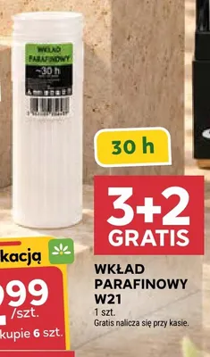 Wkład parafinowy W21 promocja w Stokrotka