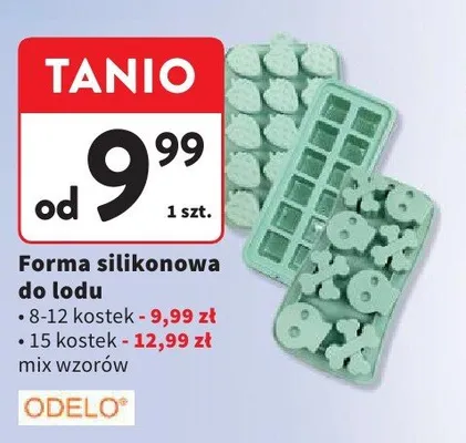 Forma silikonowa do lodu ODELO promocja w Intermarche
