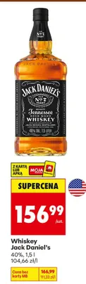Whisky Jack Daniel's promocja w Biedronka