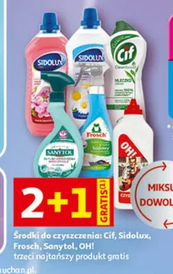 Środki do czyszczenia Sidolux promocja w Auchan