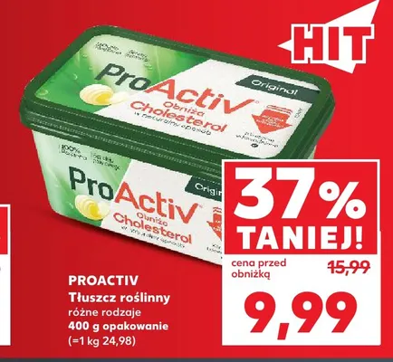 Tłuszcz roślinny ProActiv promocja w Kaufland