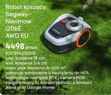 Robot koszący Navimow i206E AWD EU promocja w Castorama