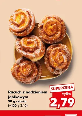 Racuch z nadzieniem jabłkowym promocja w Kaufland