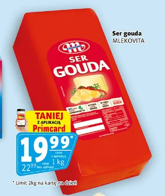 Ser gouda Mlekovita promocja w Prim Market
