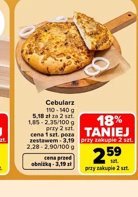 Cebularz promocja w Carrefour