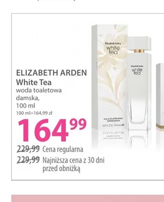 Woda toaletowa damska Elizabeth Arden White Tea promocja w Hebe
