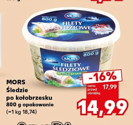 Śledzie po kołobrzesku Mors promocja w Kaufland