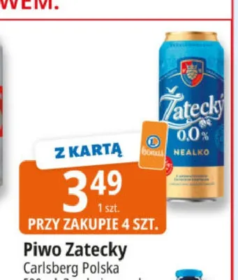 Piwo Zatecky promocja w Leclerc