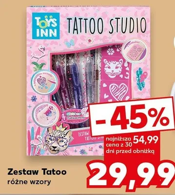 Zestaw Tatoo Toys Inn promocja w Kaufland