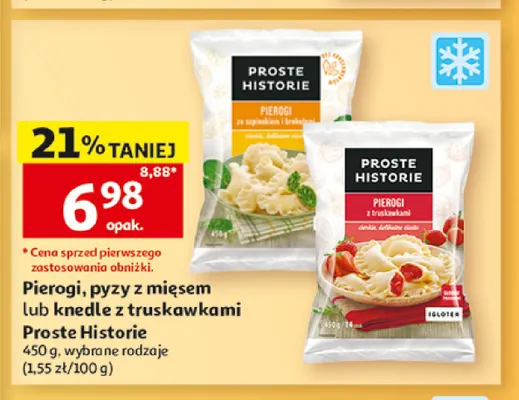 Pyzy z mięsem Proste Historie promocja w Auchan