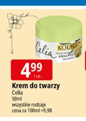 Krem do twarzy Celia promocja w Leclerc