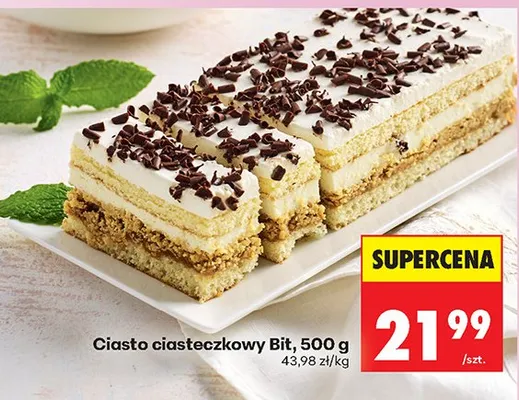 Ciasto ciasteczkowy Bit, 500 g promocja w Biedronka