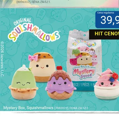 Zabawka Mystery Box Squishmallows promocja w Smyk