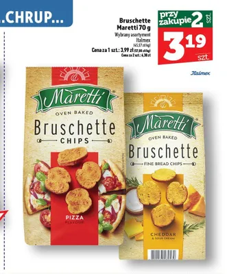 Bruschette Maretti Cheddar promocja w TOPAZ
