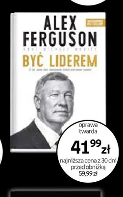 Książka Alex Ferguson Być Liderem oprawa twarda promocja w Empik