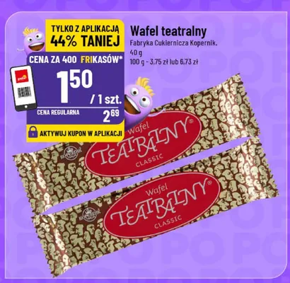 Wafel teatralny promocja w POLOmarket