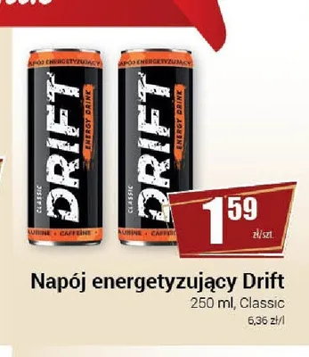 Napój energetyzujący Drift Classic promocja w Premium Nasz Sklep