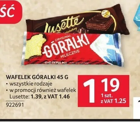 Wafelek Lusette promocja w Selgros