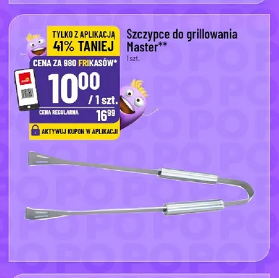 Szczypce do grillowania Master promocja w POLOmarket