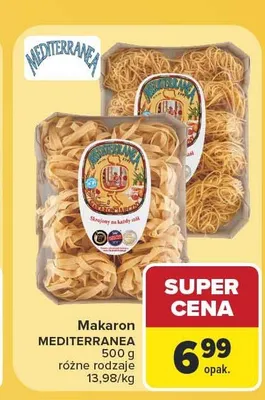 Makaron Mediterranea promocja w Carrefour