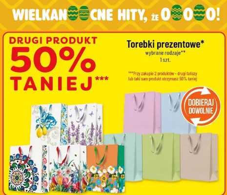 Torebki prezentowe wybrane rodzaje promocja w POLOmarket
