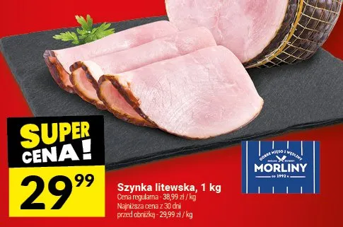 Szynka litewska Morliny promocja w Twój Market