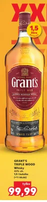 Whisky Grant's triple wood promocja w Kaufland