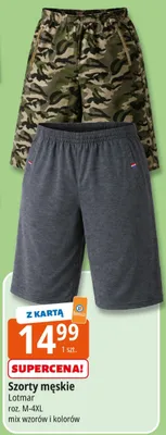 Szorty męskie promocja w Leclerc