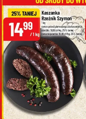Kaszanka Rzeźnik Szymon promocja w POLOmarket