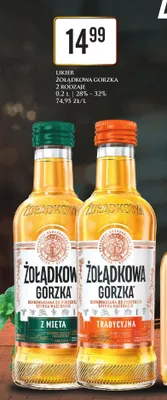 Likier 2 rodzaje 0,2 l promocja w Dino