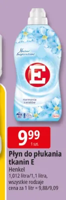 Płyn do płukania tkanin E promocja w Leclerc