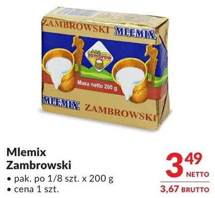 Mlemix Zambrowski promocja w Makro