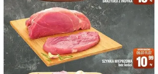 Szynka wieprzowa bez kości promocja w Tomi Markt