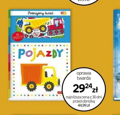 Książka Pojazdy oprawa twarda promocja w Empik